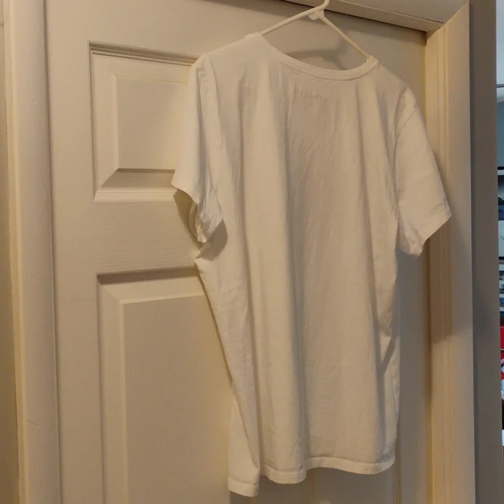 Life Is Good White Tee with Vibrant Chair Design - Picture 3 of 3